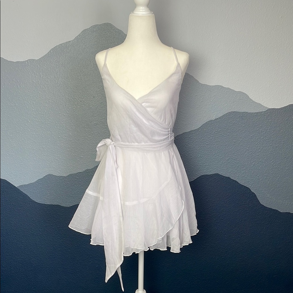 Lucy in the Sky White Mini Dress